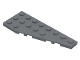 Lego part: Wedge, Plate 8 x 3 Pentagonal Right