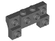 Part No: 52038  Name: Brick, Modified 2 x 4 - 1 x 4 with 2 Recessed Studs and Thick Side Arches