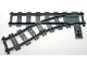 Part No: 53407  Name: Train, Track Plastic (RC Trains) Switch Point Left