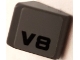 Part No: 54200pb108R  Name: Slope 30 1 x 1 x 2/3 with Black 'V8' Pattern Model Right Side (Sticker) - Set 8154