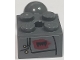 Part No: 57909apb01L Name: Technic, Brick Modified 2 x 2 with Ball Joint and Axle Hole without Holes in Ball with Black Fang and Bolted Plates Pattern Model Left Side (Sticker) - Set 70012-2 Part No: 57909apb01L Name: Technic, Brick Modified 2 x 2 with Ball Joint and Axle Hole without Holes in Ball with Black Fang and Bolted Plates Pattern Model Left Side (Sticker) - Set 70012-2