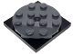 Part No: 60474c01  Name: Turntable 4 x 4 x 2/3 Top with Black Square Base, Free-Spinning (60474 / 61485)