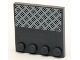 Part No: 6179pb052  Name: Tile, Modified 4 x 4 with Studs on Edge with 4 White Rivets on Silver Tread Plate Pattern (Sticker) - Set 4204
