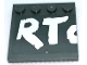 Part No: 6179pb184  Name: Tile, Modified 4 x 4 with Studs on Edge with 'RTO' (O Cut in Half) Pattern (Sticker) - Set 75977