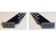 Part No: 6239pb064  Name: Tail Shuttle with Light Bluish Gray Checkered Pattern on Both Sides (Stickers) - Set 42002