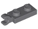 Lego part: Plate, Modified 1 x 2 with Clip on End (Horizontal Grip)