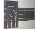 Part No: 64699pb01  Name: Container, Racers Fold-Out Race Track Case 34 x 42 with Police Streets Pattern (Stickers) - Set 8211