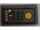 Part No: 85984pb170  Name: Slope 30 1 x 2 x 2/3 with SW Control Panel and Buttons Pattern (Sticker) - Set 9515