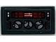 Part No: 85984pb493  Name: Slope 30 1 x 2 x 2/3 with Control Panel with Red Screen, White Lines, Buttons and Dials Pattern (Sticker) - Set 76294