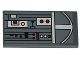 Part No: 87079pb0184  Name: Tile 2 x 4 with SW V-Wing Starfighter Circuitry Pattern (Sticker) - Set 75039
