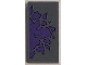 Part No: 87079pb0666  Name: Tile 2 x 4 with Dark Purple Stone Pattern (Sticker) - Set 70356