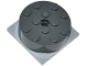 Part No: 87081c03  Name: Turntable 4 x 4 x 1 1/3 Top with Light Bluish Gray Square Base, Locking (87081 / 61485)