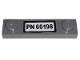 Part No: 92593pb039  Name: Plate, Modified 1 x 4 with 2 Studs without Groove with 'PN 60198' Pattern (Sticker) - Set 60198