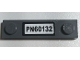 Part No: 92593pb050  Name: Plate, Modified 1 x 4 with 2 Studs without Groove with 'PN60132' Pattern (Sticker) - Set 60132