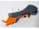 Part No: 93072pb01  Name: Dragon Head (Ninjago) Jaw Lower with White Teeth and Orange Spines Pattern