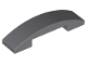 LEGO: Slope, Curved 4 x 1 x 2/3 Double |  | Dark Bluish Gray