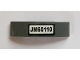 Part No: 93273pb097  Name: Slope, Curved 4 x 1 x 2/3 Double with 'JM60110' Pattern (Sticker) - Set 60110