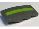 Part No: 93606pb223  Name: Slope, Curved 4 x 2 with Lime Stripe and Aston Martin Logo Pattern (Sticker) - Set 76910