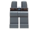 Lot ID: 100499957  Part No: 970c00pb0476  Name: Hips and Legs with Dark Brown Belt and Silver Buckle Pattern