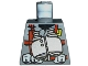 Lot ID: 198908035  Part No: 973pb0180  Name: Torso Dino Vest with Red Harness and Silver Binoculars Pattern