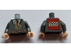 Lot ID: 307795005  Part No: 973pb0317ac01  Name: Torso Harry Potter Sweater and Tie Gryffindor Colors with Pendant Necklace Pattern / Dark Bluish Gray Arms / Light Nougat Hands / LEGO logo on Back