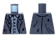 Lot ID: 397366610  Part No: 973pb1459  Name: Torso Jacket Tattered with Light Bluish Gray Shirt with Buttons Pattern