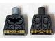 Lot ID: 296235222  Part No: 973pb1839  Name: Torso Batman Logo with Muscles, Light Bluish Gray Shadow and Gold Belt Pattern