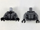 Part No: 973pb3579c01  Name: Torso Armor with Black Panel Lines, Silver Circle and Highlights Pattern / Dark Bluish Gray Arms / Black Hands