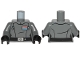 Part No: 973pb5048c01  Name: Torso Female SW Imperial Officer 17 (Vice Admiral) Pattern / Dark Bluish Gray Arms / Black Hands