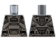 Part No: 973pb5542 Name: Torso Armor with Silver and Dark Silver Panels and Black Straps Pattern Part No: 973pb5542 Name: Torso Armor with Silver and Dark Silver Panels and Black Straps Pattern