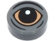 Part No: 98138pb360  Name: Tile, Round 1 x 1 with Black and Nougat Blurrg Eye Pattern