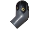 Part No: 981pb348  Name: Arm, Left with Black Armor and Gold Diamonds Pattern