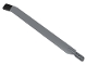 Part No: 99013pb01  Name: Technic Rotor Blade Large Bent with 3L Liftarm Thick and Black Rubber Tip Pattern