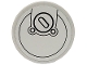 Part No: 14769pb0034  Name: Tile, Round 2 x 2 with Bottom Stud Holder with Filler Cap Pattern (Sticker) - Set 60073