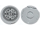 Part No: 14769pb008  Name: Tile, Round 2 x 2 with Bottom Stud Holder with 'N.Y.C.' and Manhole Cover Pattern (Sticker) - Set 79118