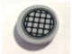 Part No: 14769pb363  Name: Tile, Round 2 x 2 with Bottom Stud Holder with Black Grid Pattern (Sticker) - Set 79117