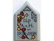 Part No: 22385pb387 Name: Tile, Modified 2 x 3 Pentagonal with Tombstone, Dark Bluish Gray 'r.i.p A.v.H. 1836-1898' and Leaves Pattern (Sticker) - Set 910049 Part No: 22385pb387 Name: Tile, Modified 2 x 3 Pentagonal with Tombstone, Dark Bluish Gray 'r.i.p A.v.H. 1836-1898' and Leaves Pattern (Sticker) - Set 910049