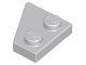 LEGO: Wedge, Plate 2 x 2  Right |  | Light Bluish Gray