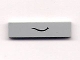 Part No: 2431pb0164  Name: Tile 1 x 4 with Black Thin Curved Smile Pattern (The Queen)