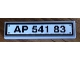 Part No: 2431pb0371  Name: Tile 1 x 4 with Black 'AP 541 83' Pattern (Sticker) - Set 8052