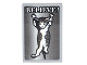 Part No: 26603pb011  Name: Tile 2 x 3 with Kitten Dangling and White 'BELIEVE!' Pattern (Sticker) - Set 70620