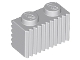 Lego part: Brick, Modified 1 x 2 with Grille / Fluted Profile