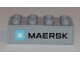 Part No: 3001pb125  Name: Brick 2 x 4 with Maersk Logo on Light Bluish Gray Background Pattern (Sticker) - Set 10241