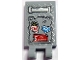 Part No: 30350bpb183 Name: Tile, Modified 2 x 3 with 2 Open O Clips with Silver Handle and Tread Plate, Black Cat Face, 'RES Q', Dark Azure Heart with 'H2O', White Fire Extinguisher and Red 'ON BOARD' Sign Pattern (Sticker) - Set 70436 Part No: 30350bpb183 Name: Tile, Modified 2 x 3 with 2 Open O Clips with Silver Handle and Tread Plate, Black Cat Face, 'RES Q', Dark Azure Heart with 'H2O', White Fire Extinguisher and Red 'ON BOARD' Sign Pattern (Sticker) - Set 70436