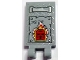 Part No: 30350bpb184 Name: Tile, Modified 2 x 3 with 2 Open O Clips with Silver Handle and Tread Plate, Red, White and Gold Flames and Bionicle Mask Hau Pattern (Sticker) - Set 70436 Part No: 30350bpb184 Name: Tile, Modified 2 x 3 with 2 Open O Clips with Silver Handle and Tread Plate, Red, White and Gold Flames and Bionicle Mask Hau Pattern (Sticker) - Set 70436