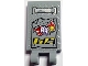 Part No: 30350bpb185 Name: Tile, Modified 2 x 3 with 2 Open O Clips with Silver Handle and Tread Plate, Red Flames, White 'RR' with Dark Purple Outline and Damaged Black and Yellow Danger Stripes Pattern (Sticker) - Set 70436 Part No: 30350bpb185 Name: Tile, Modified 2 x 3 with 2 Open O Clips with Silver Handle and Tread Plate, Red Flames, White 'RR' with Dark Purple Outline and Damaged Black and Yellow Danger Stripes Pattern (Sticker) - Set 70436