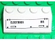 Part No: 3037pb025R  Name: Slope 45 2 x 4 with 'ELECTRICS' and 'OIL' Pattern (Sticker) - Set 7723