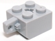 Part No: 30389b  Name: Hinge Brick 2 x 2 Locking with 1 Finger Vertical and Axle Hole