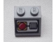 Part No: 3039pb068  Name: Slope 45 2 x 2 with Red Emergency Stop Push Button Pattern (Sticker) - Set 8639