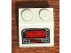 Part No: 3039pb126  Name: Slope 45 2 x 2 with SW Resistance Bomber Control Panel with Red Screen Pattern (Sticker) - Set 75188